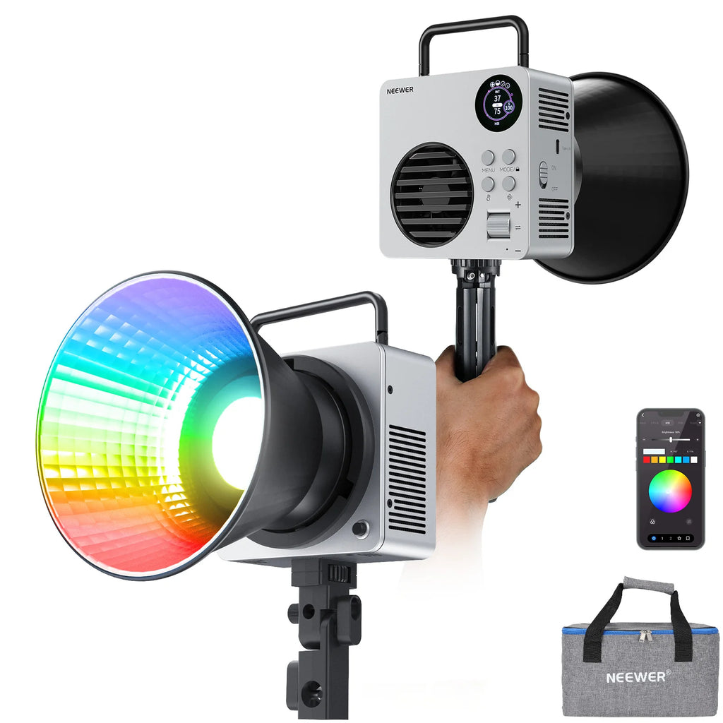 NEEWER HB80C 80W RGBWW Mini COB LED Video Light