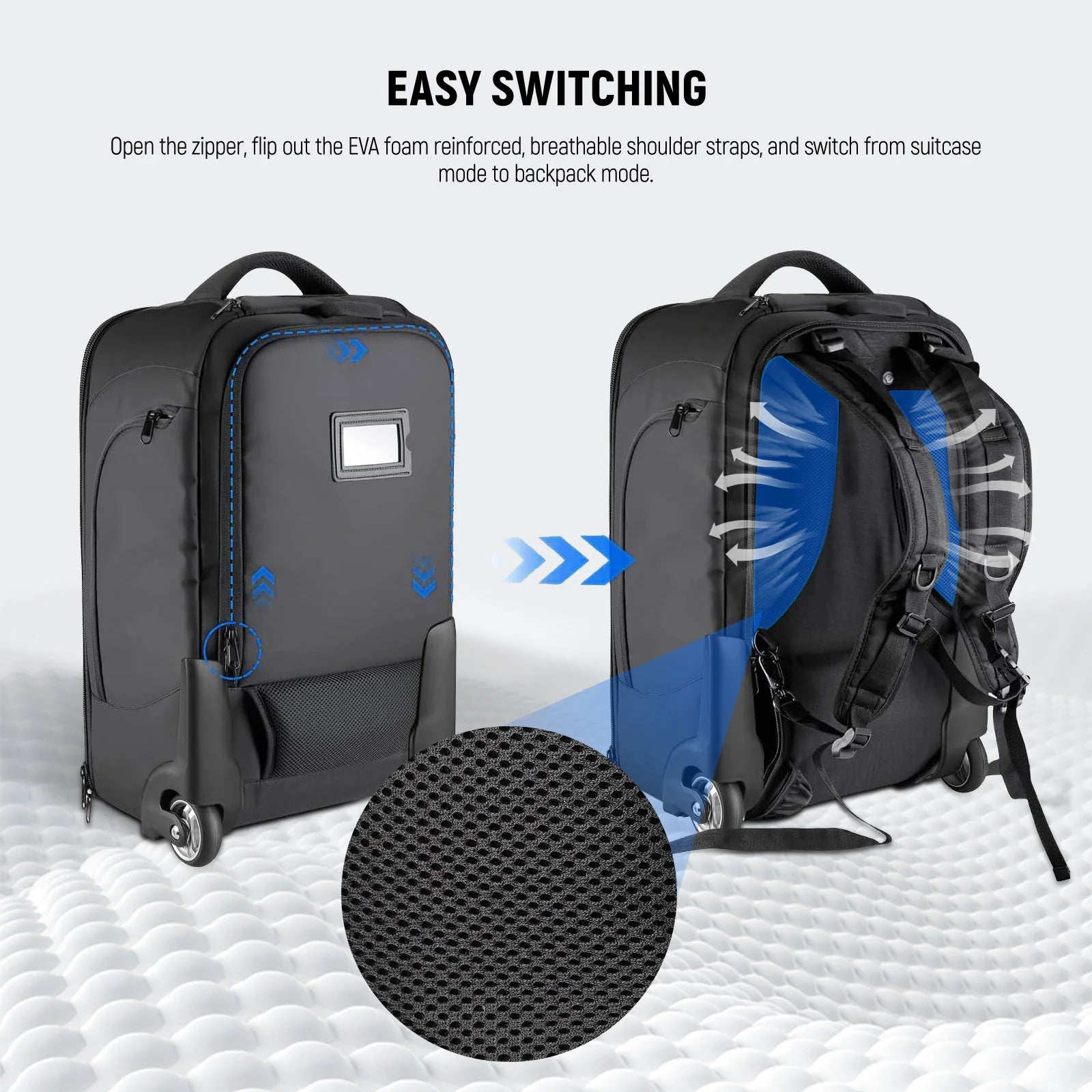 Mochila con Rodos Profesional para Cámara y Video