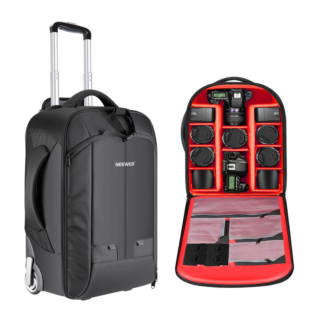 Mochila con Rodos Profesional para Cámara y Video