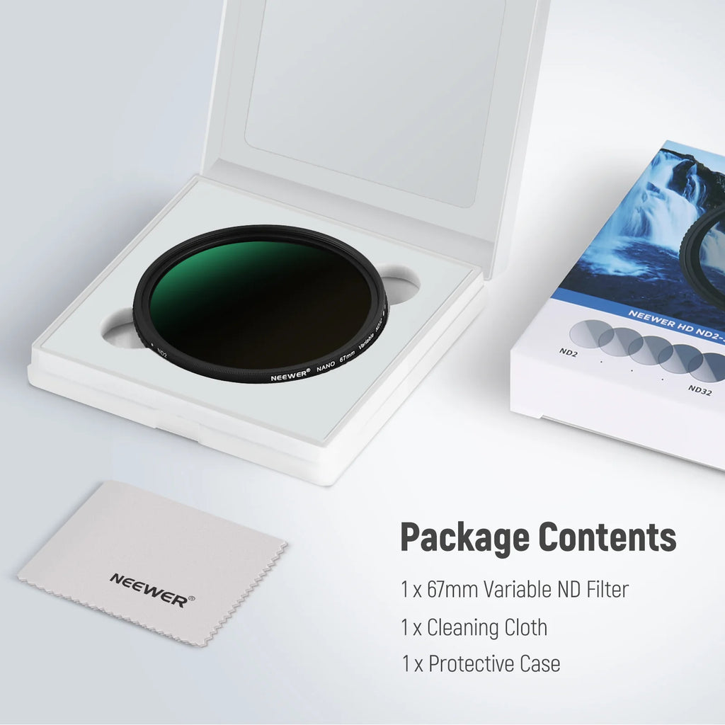 Filtro Variable ND2–ND32 NEEWER FL-ND2-32S 77 mm