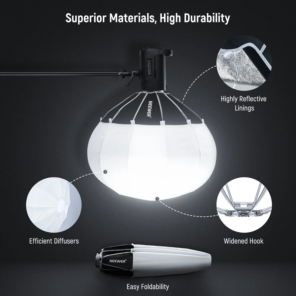 Softbox Tipo Linterna NEEWER NS65L 65 cm con Montura Bowens