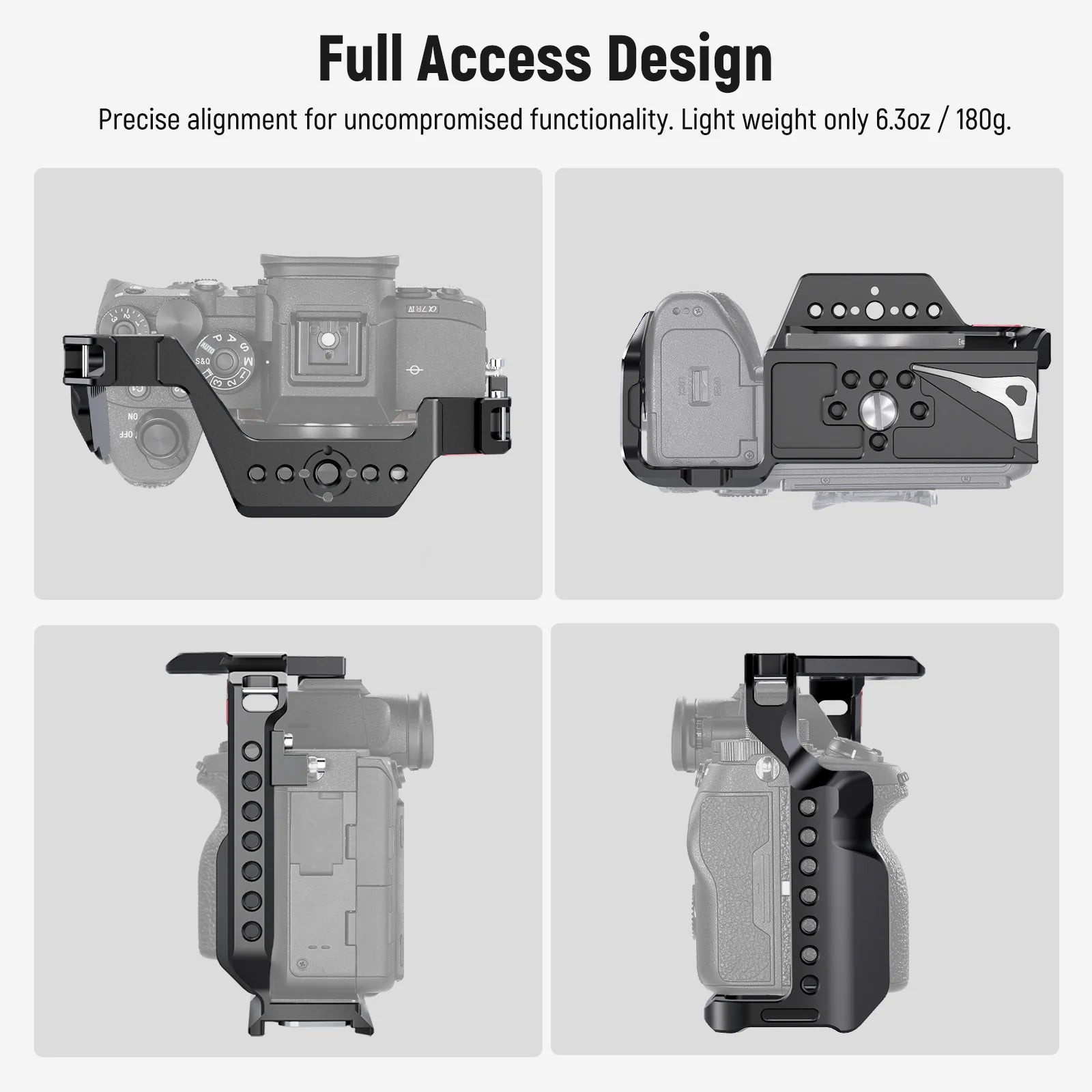 Cage Profesional NEEWER CA004 para Sony A7 IV, A7R IV, A7R V, A7S III y A1