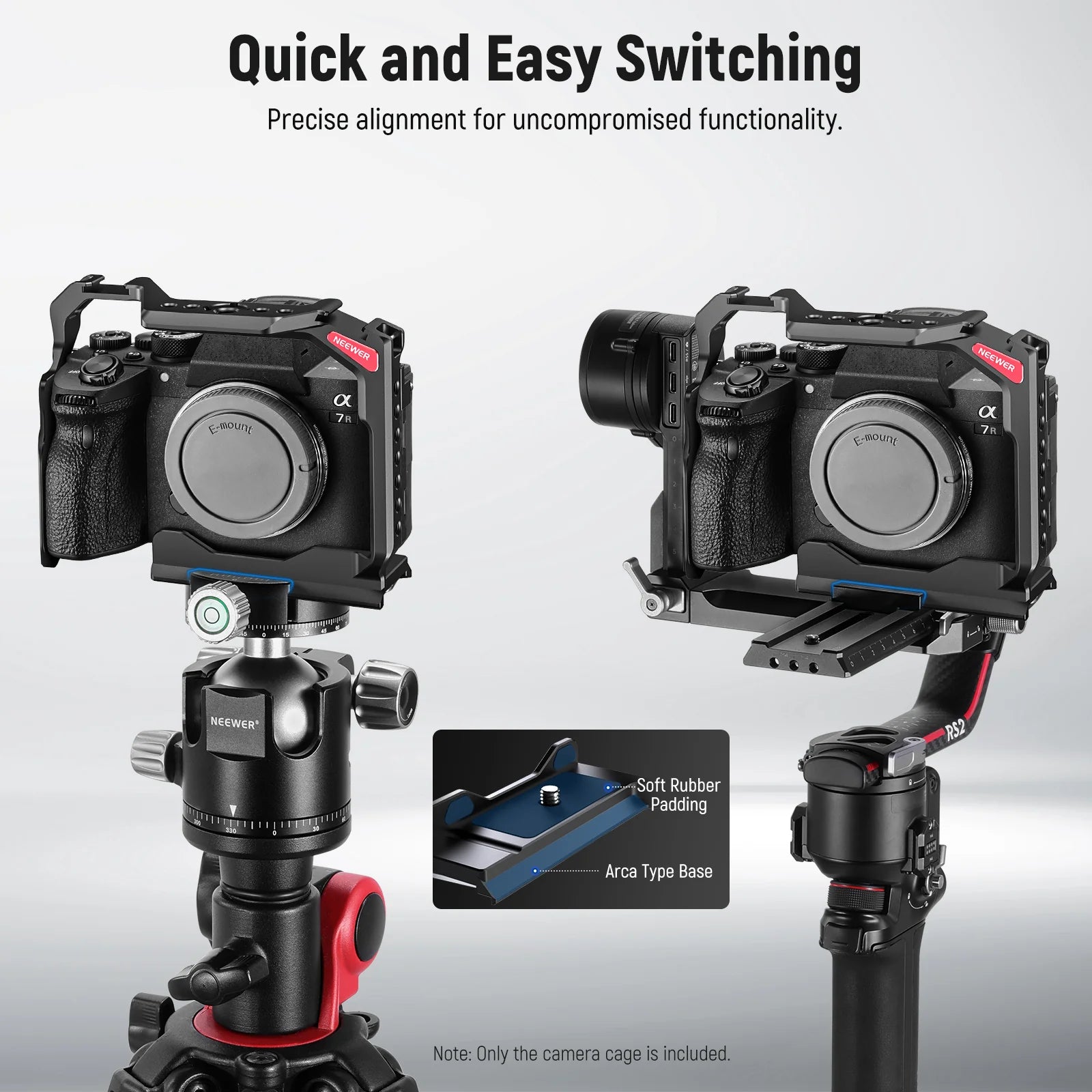 Cage Profesional NEEWER CA004 para Sony A7 IV, A7R IV, A7R V, A7S III y A1