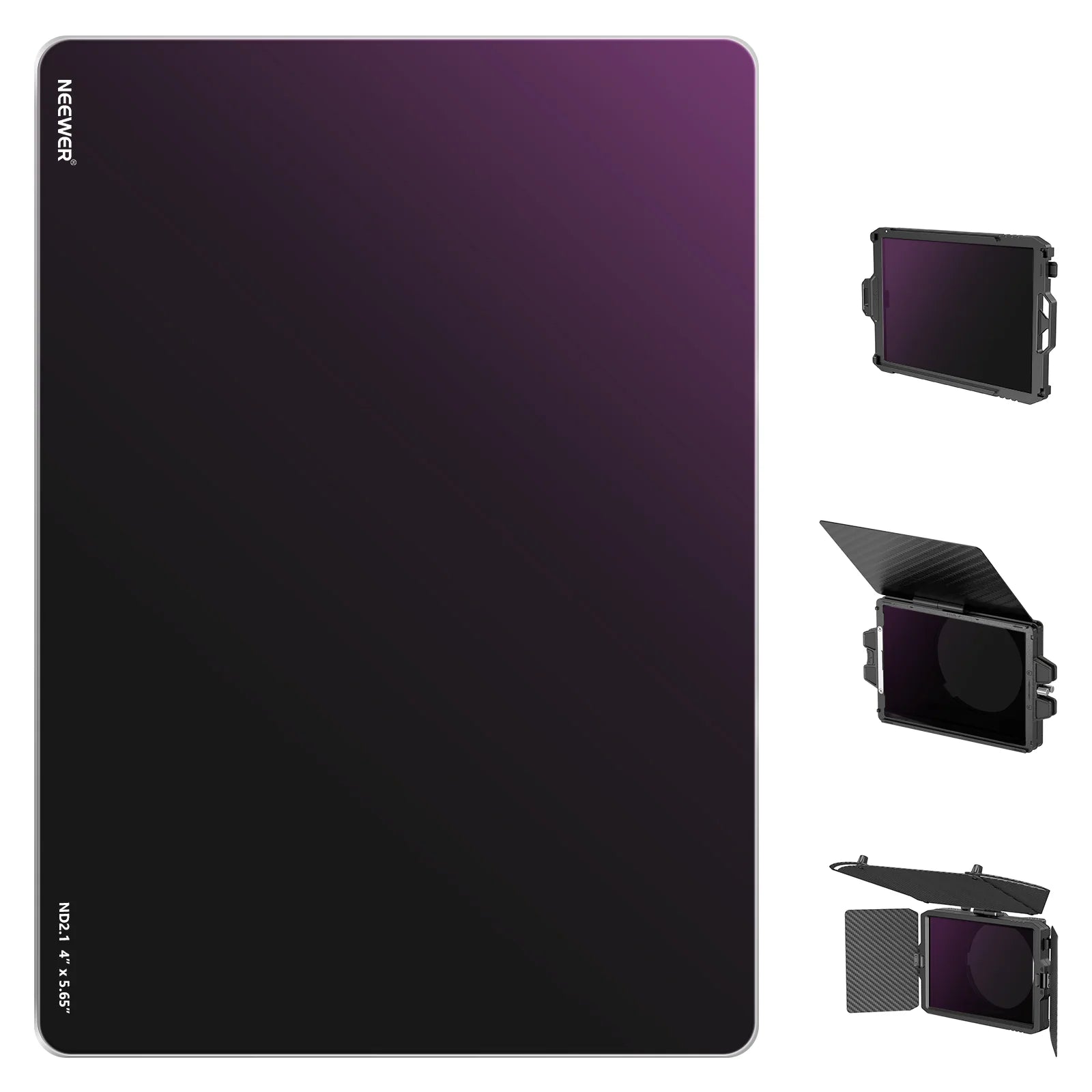 Filtro ND Cuadrado ND1.2 NEEWER 4"x5.65" para Matte Box