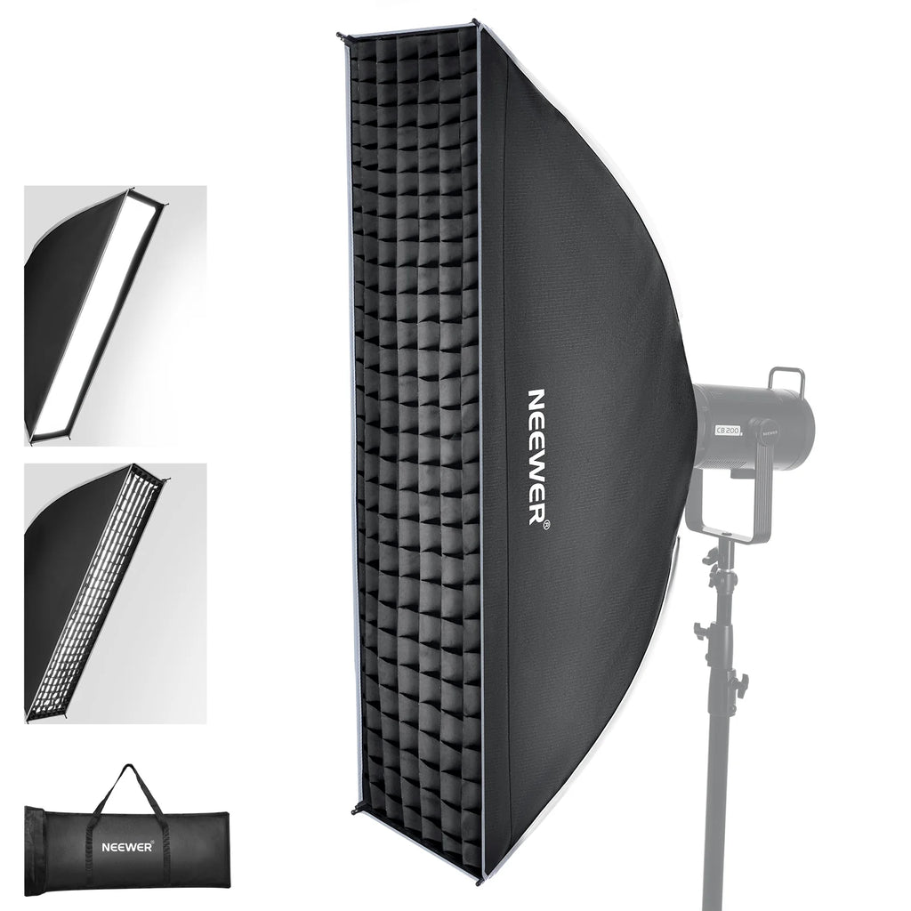 Softbox Rectangular NEEWER 30 x 120 cm con Montura Bowens