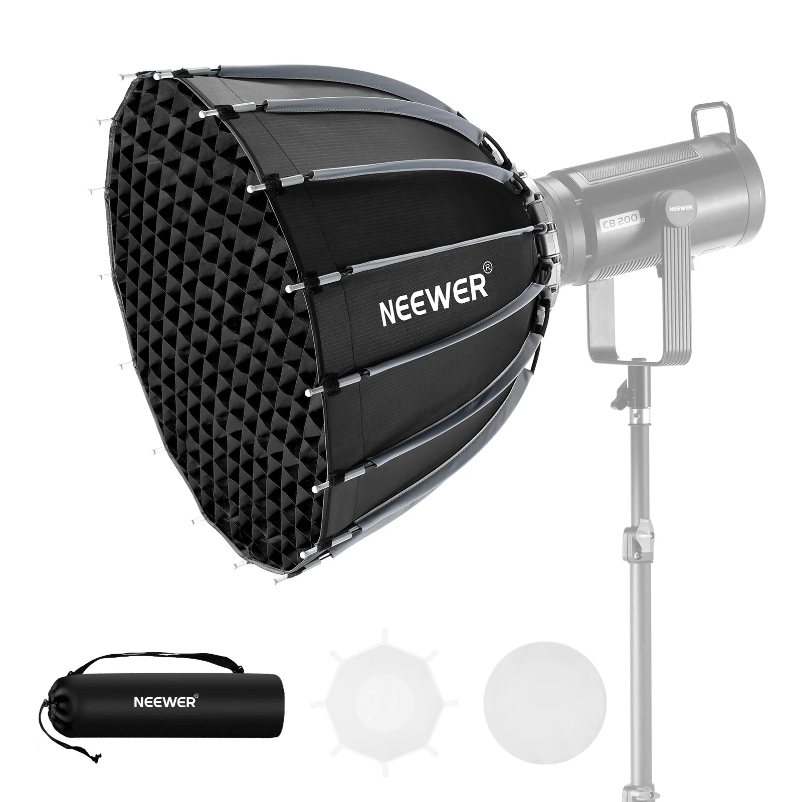 Softbox Parabólico NEEWER 55 cm con Montura Bowens