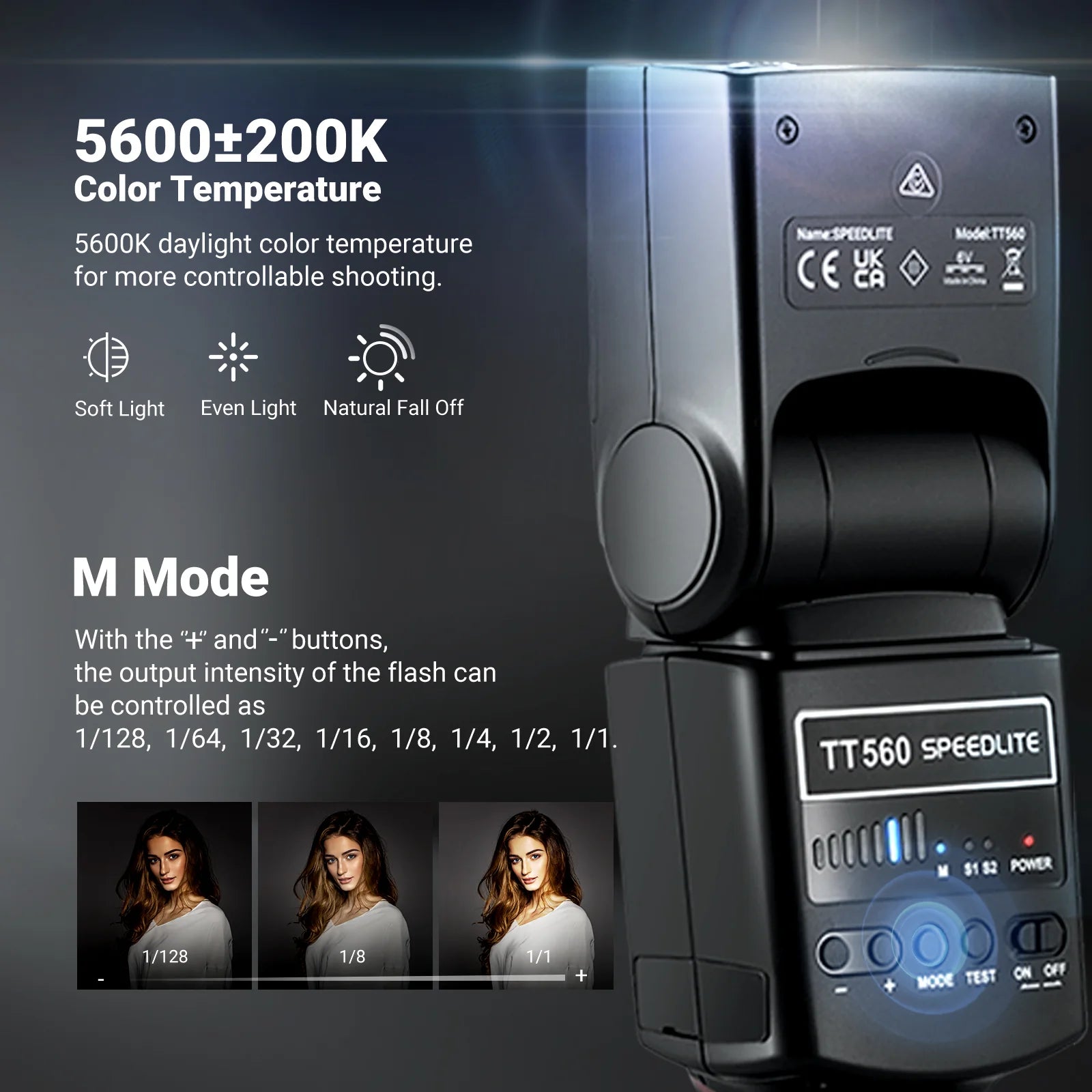 Flash Speedlite Manual NEEWER TT560 para Cámaras DSLR y Mirrorless