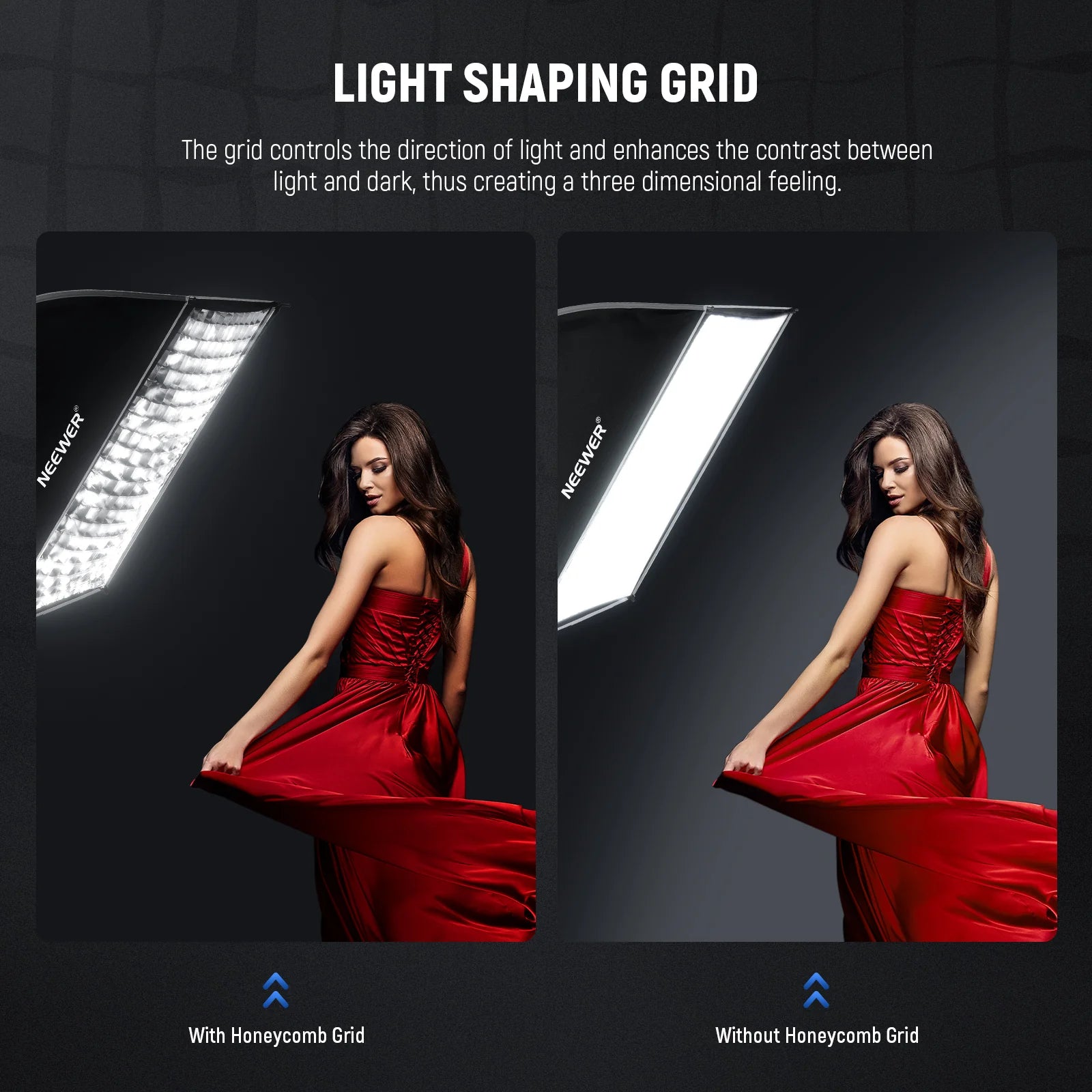 Softbox Rectangular NEEWER 60 x 90 cm con Montura Bowens