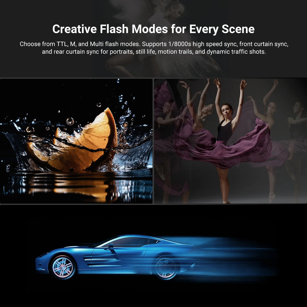 Flash Speedlite NEEWER Z2PRO TTL 76Ws Cabezal Redondo