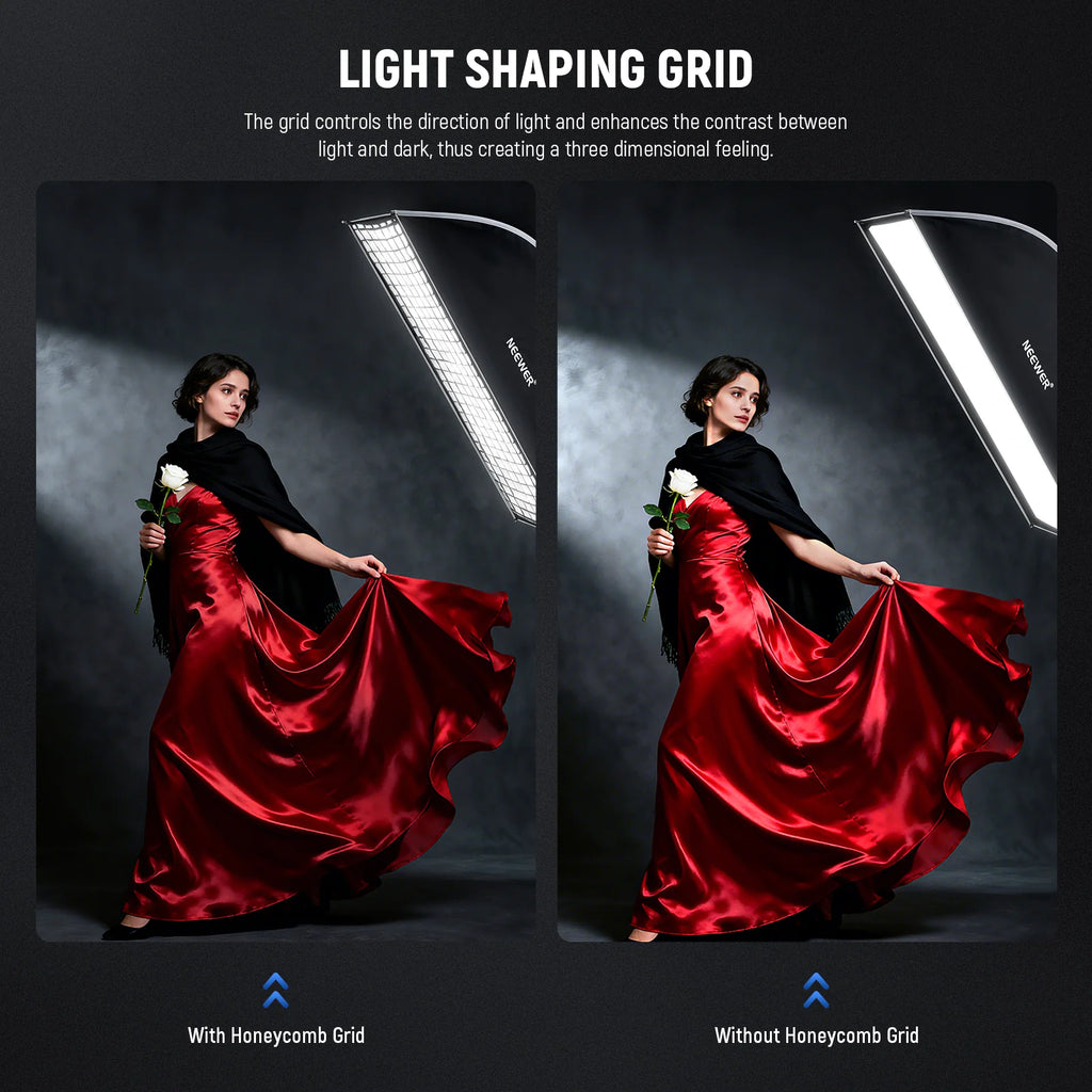 Softbox Rectangular NEEWER 30 x 120 cm con Montura Bowens