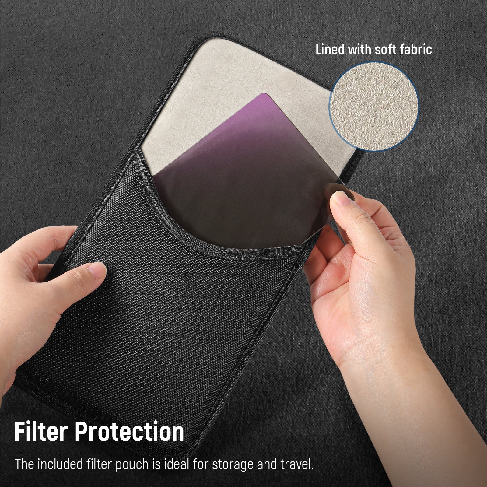Filtro ND Cuadrado ND1.2 NEEWER 4"x5.65" para Matte Box