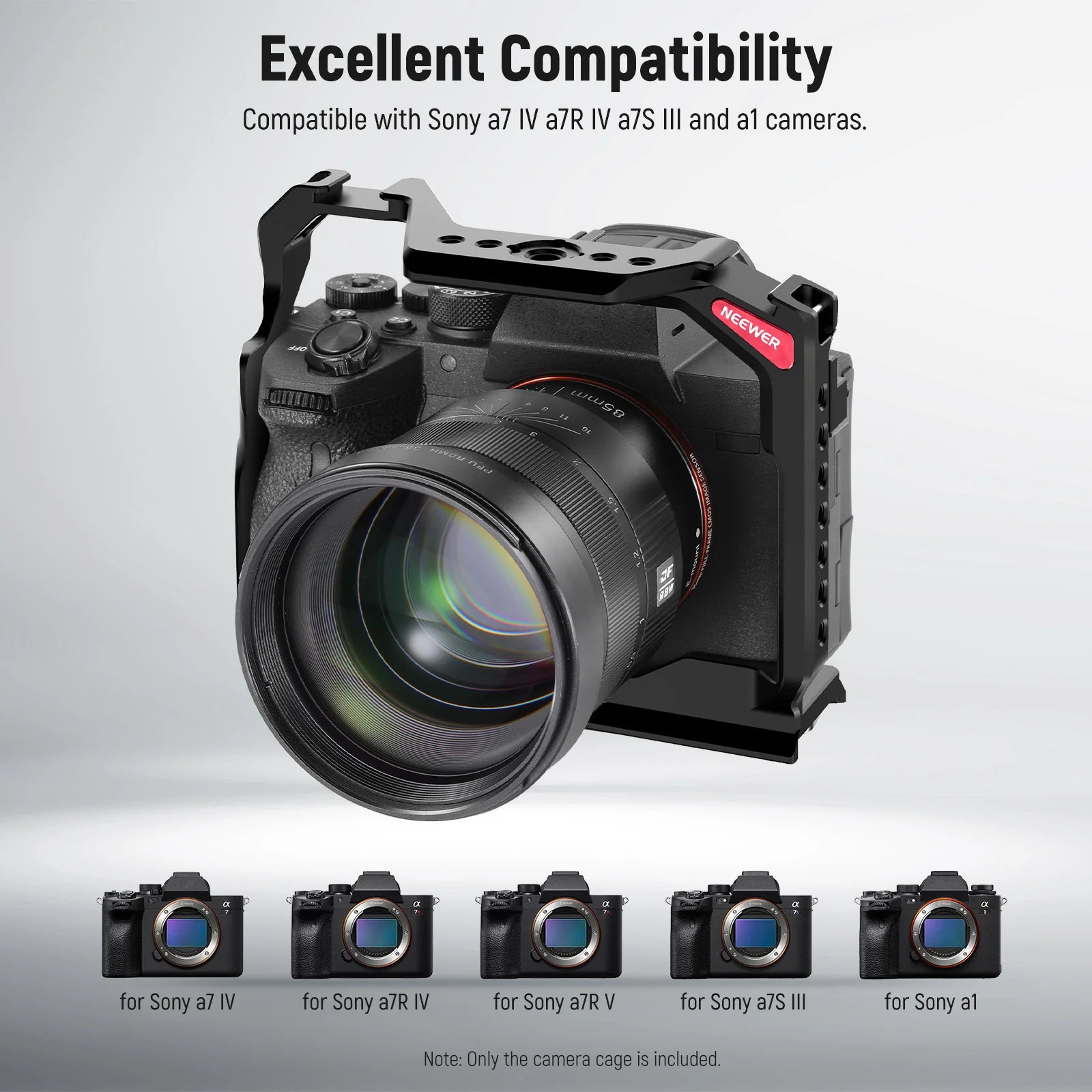 Cage Profesional NEEWER CA004 para Sony A7 IV, A7R IV, A7R V, A7S III y A1