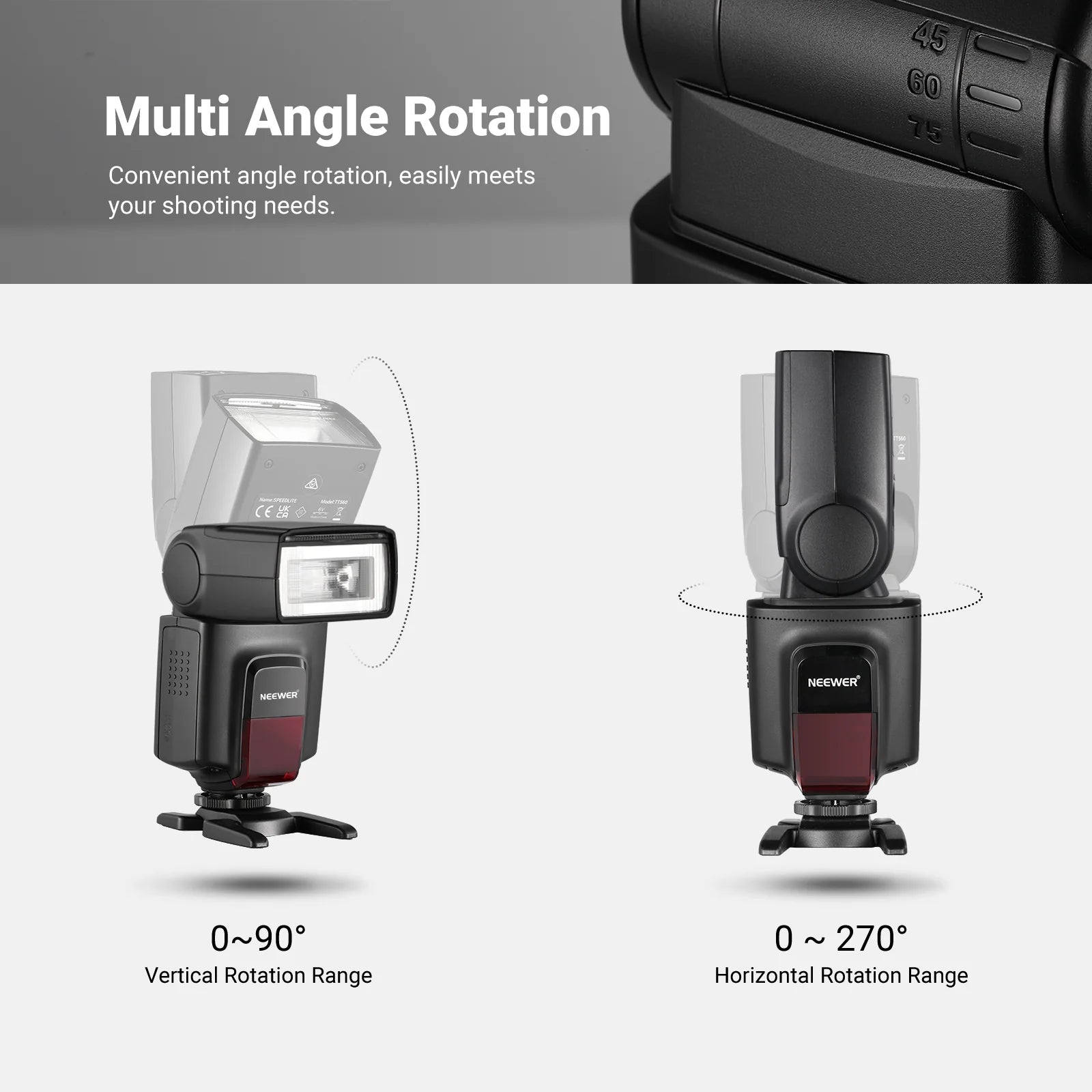 Flash Speedlite Manual NEEWER TT560 para Cámaras DSLR y Mirrorless