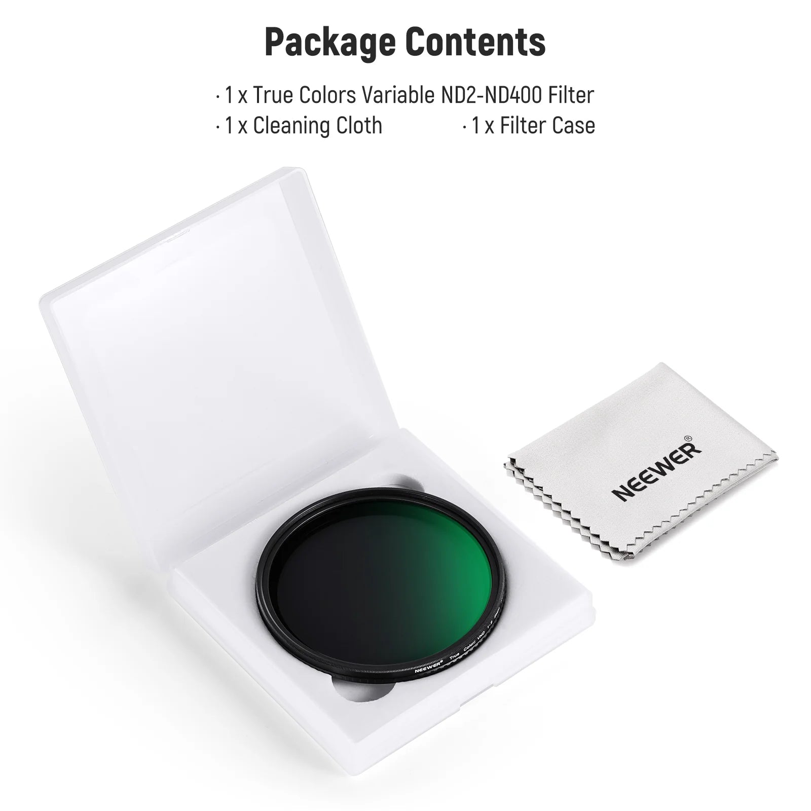 Filtro Variable ND2–ND400 NEEWER True Colors 67 mm