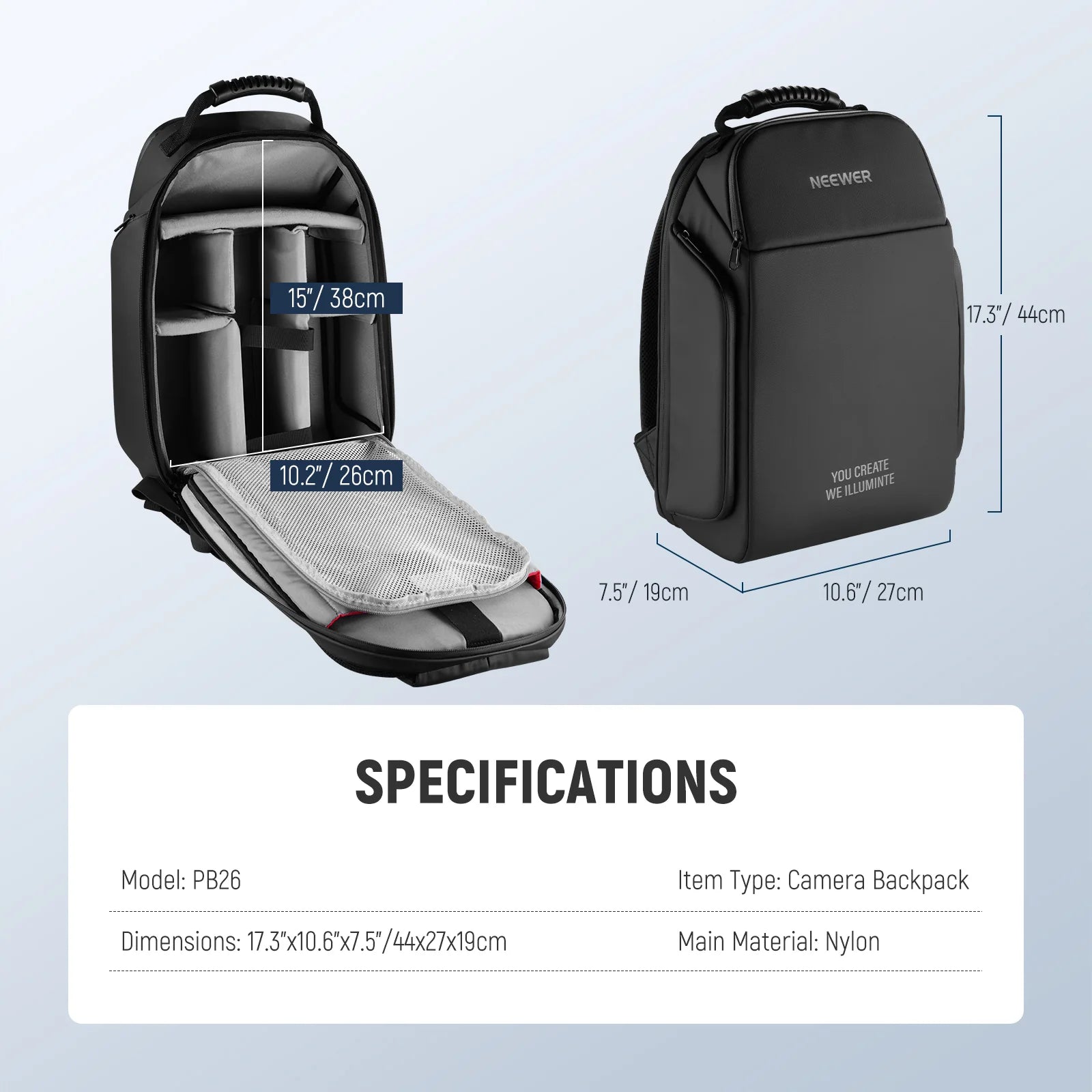 Mochila para Cámara NEEWER BASICS PB26