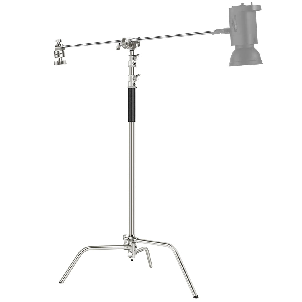 C-Stand Profesional de Acero Inoxidable NEEWER 320 cm con Brazo Boom